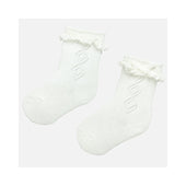 Mayoral Baby Girl Ivory Long Socks